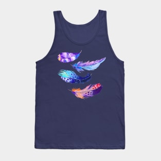 feathers watercolor hand drawn Tank Top